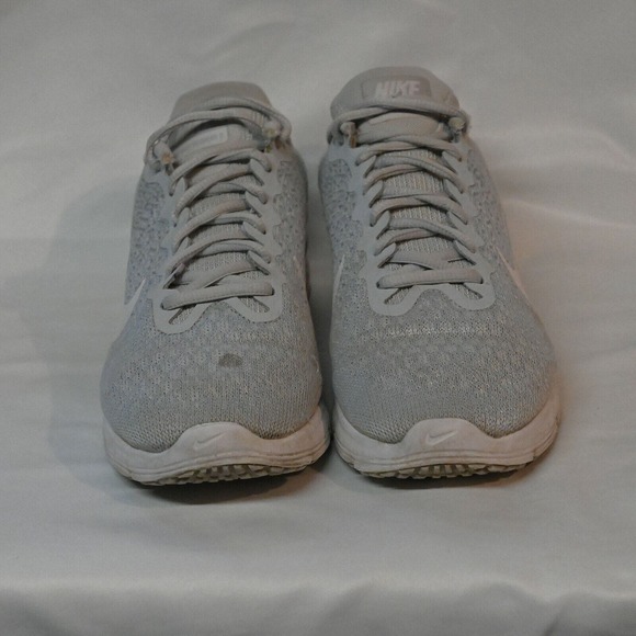 Nike Air Max Sequent 2 Womens 852465-007 Platinum Grey Running Shoes Size 9 - Picture 10 of 12